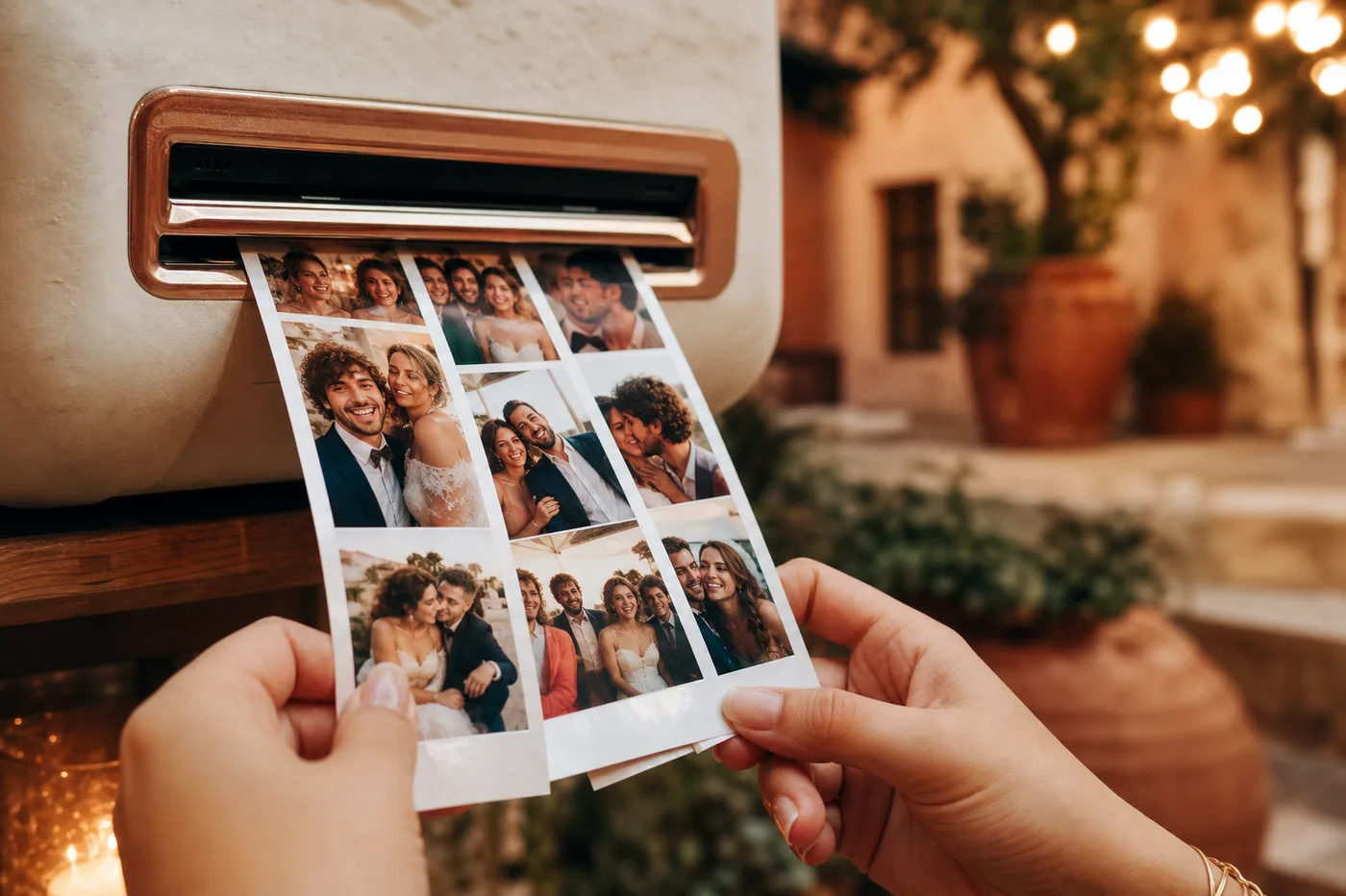 Tiras de fotos impresas al instante